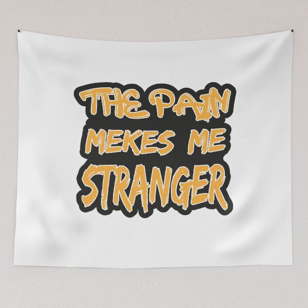 Item preview, the pain makes me stronger |no pain no gain| designed and sold by UrahGo.