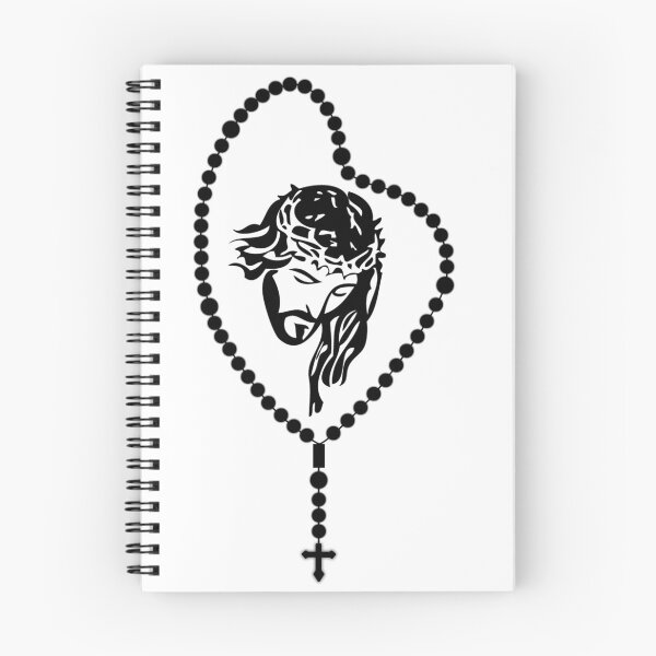 Item preview, Holy Rosary face of Jesus Christ designed and sold by tsunamy.