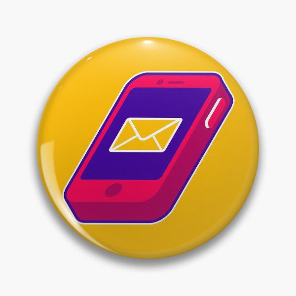 Item preview, Smartphone Text Me Message | Bright Isometric Phone Design designed and sold by warmfuzzylogic.