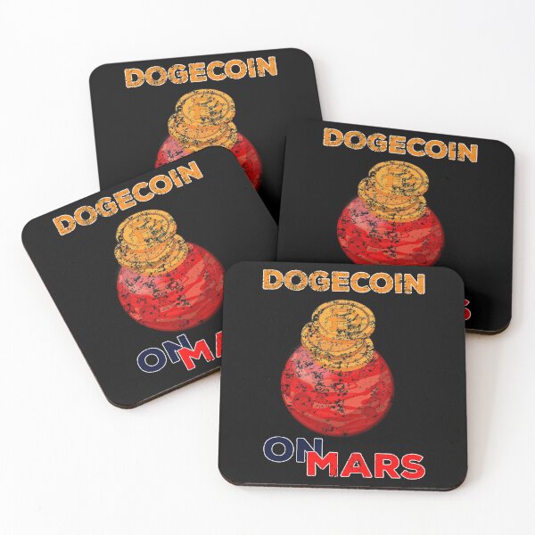 Item preview, Dogecoin on Mars Cryptocurrency in Space designed and sold by ChibiKolossus.