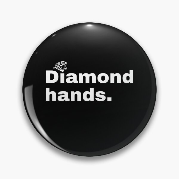 Item preview, Diamond hands. Short statement and minimalist design for all investors, bankers and speculators on the stock exchange designed and sold by Text-N-Typo.