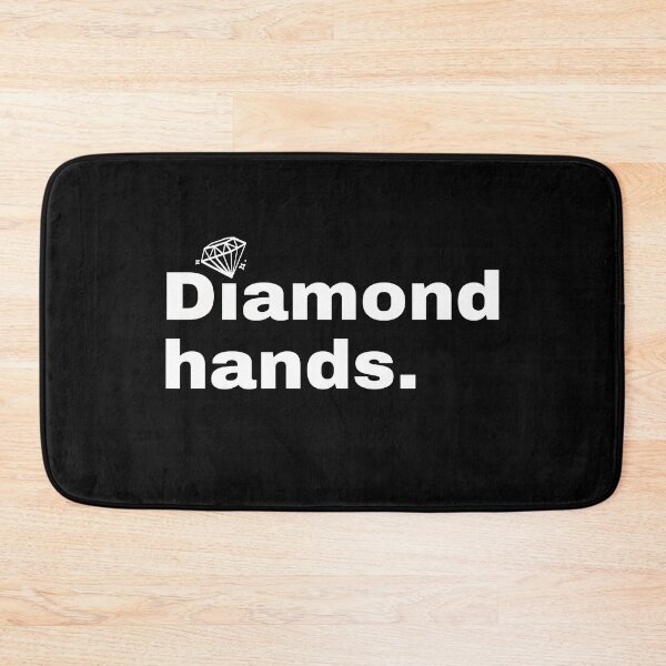 Item preview, Diamond hands. Short statement and minimalist design for all investors, bankers and speculators on the stock exchange designed and sold by Text-N-Typo.