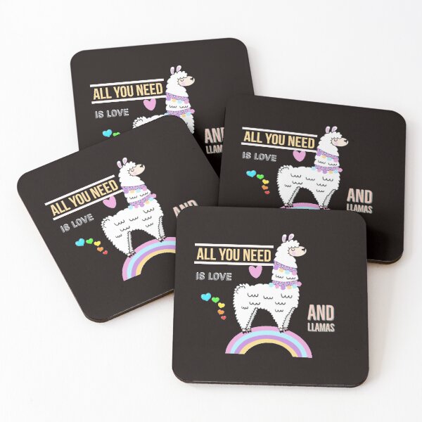 Item preview, All you need is love and llamas  designed and sold by Valicourt.