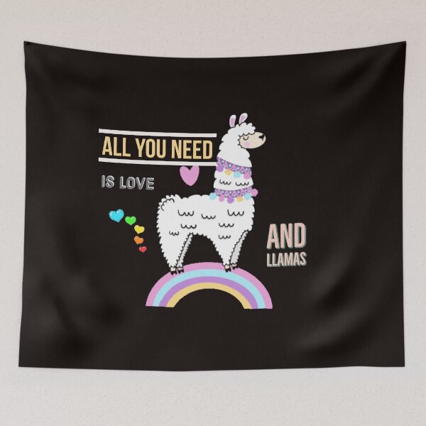 Item preview, All you need is love and llamas  designed and sold by Valicourt.