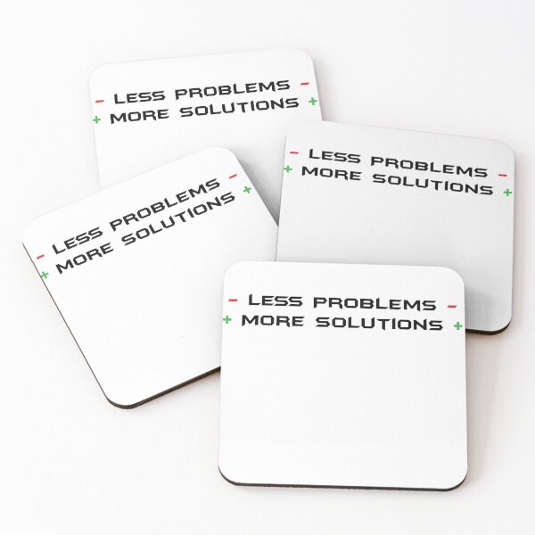 Item preview, Less Problems More Solution designed and sold by NiceShirtY.