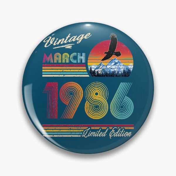Item preview, Vintage March 1986 Birthday designed and sold by GreenSplash.