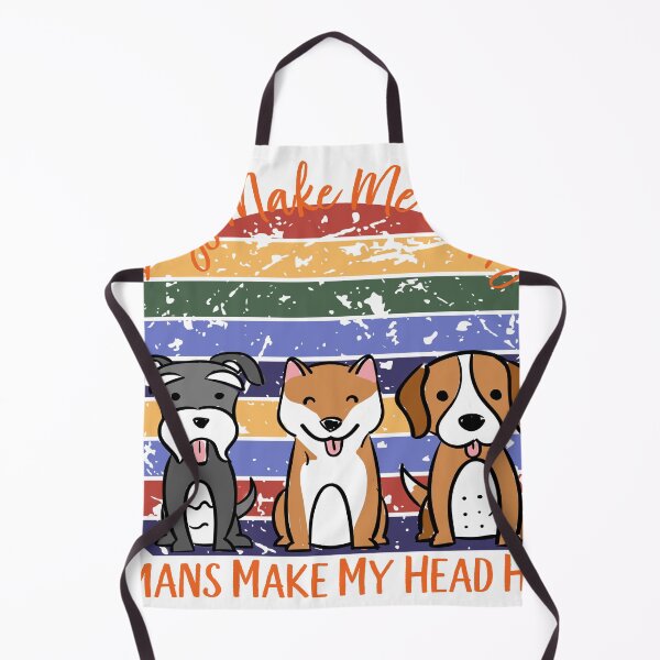 Item preview, dogs make me happy, Humans make my head hurt designed and sold by Barbaroot.