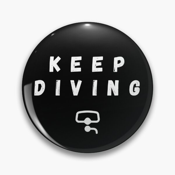 Item preview, Keep Diving designed and sold by StudioAquaLumos.