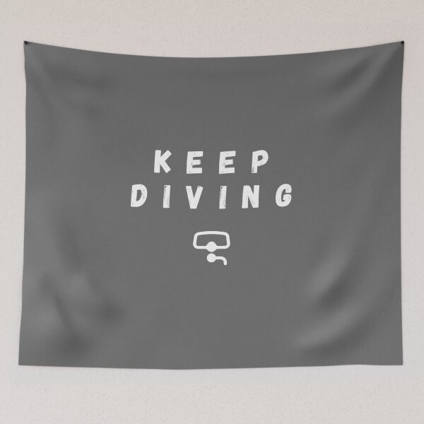 Item preview, Keep Diving designed and sold by StudioAquaLumos.