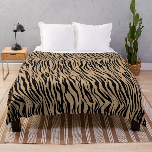 Item preview, Tiger stripes design in black and cameo brown designed and sold by AnnieHochmann.