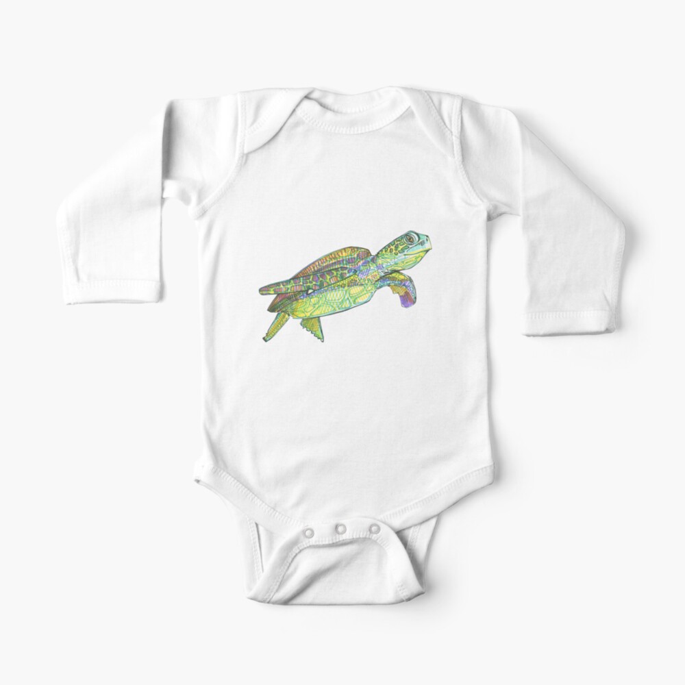 Item preview, Long Sleeve Baby One-Piece designed and sold by gwennpaints.