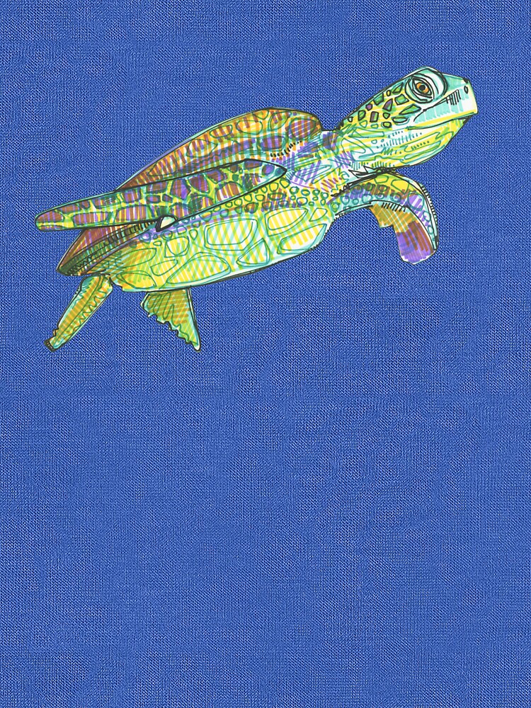 Sea Turtle Drawing - 2015 by gwennpaints