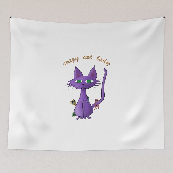 Item preview, crazy cat lady designed and sold by tuneoperator.