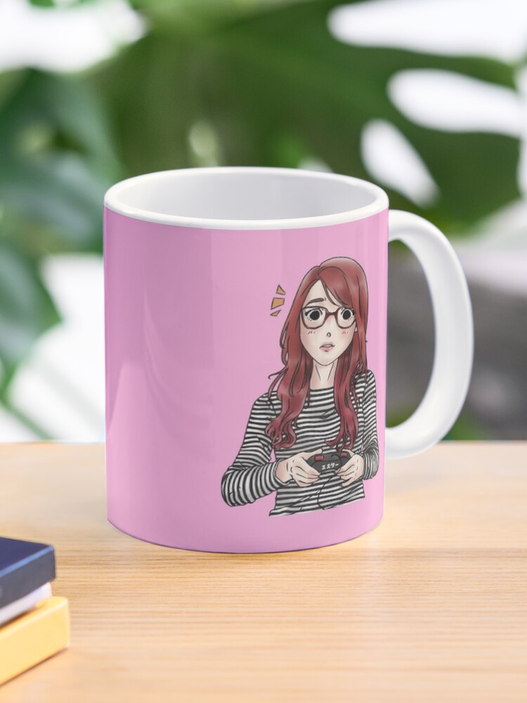 Gamer Grrl #1 mug (light hot pink) Coffee Mug for Sale by