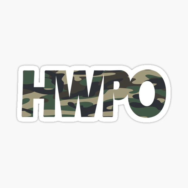Mat Fraser - CrossFit - Camouflage Hard Work Pays Off - HWPO Sticker