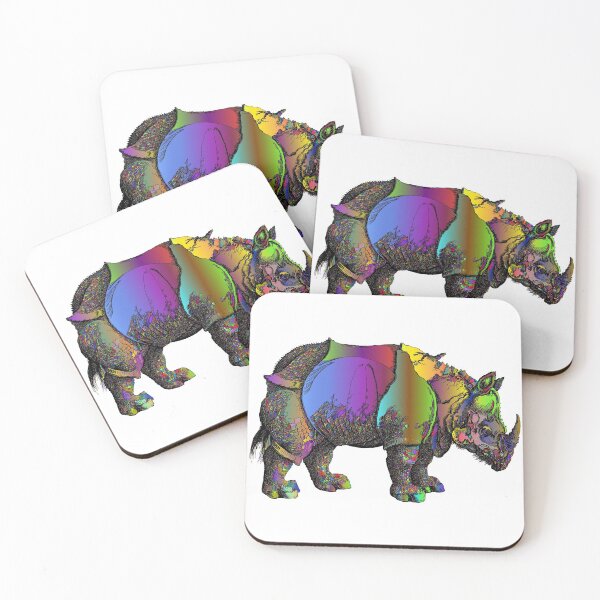 Item preview, Shiny rhino Dürer designed and sold by Bimsbums.
