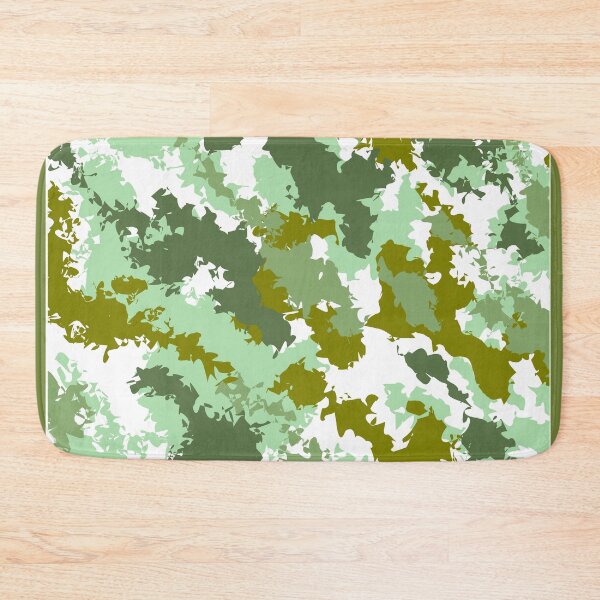 Item preview, Camouflage Pattern with shades of green and white designed and sold by Maanya-Tees.