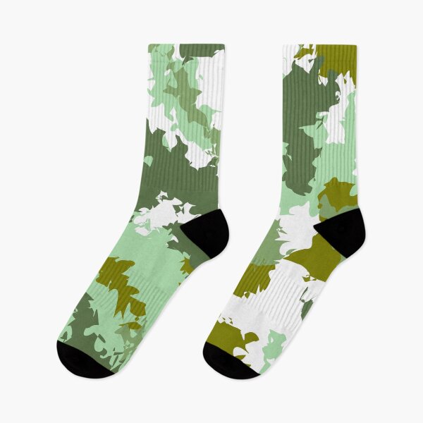 Item preview, Camouflage Pattern with shades of green and white designed and sold by Maanya-Tees.