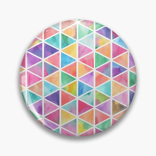 Item preview, Watercolor triangle pattern designed and sold by PhrasesTheThird.