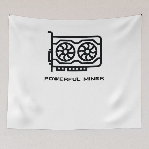 Item preview, Powerful Miner Bitcoin designed and sold by NiceShirtY.