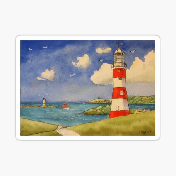 Item preview, Plymouth Hoe Lighthouse. designed and sold by John Ray.