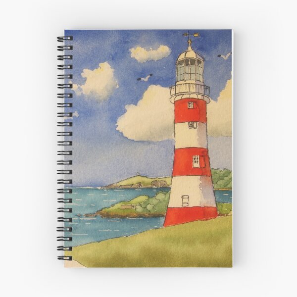 Artikelvorschau, Plymouth Hoe Leuchtturm. entworfen und verkauft von John Ray.