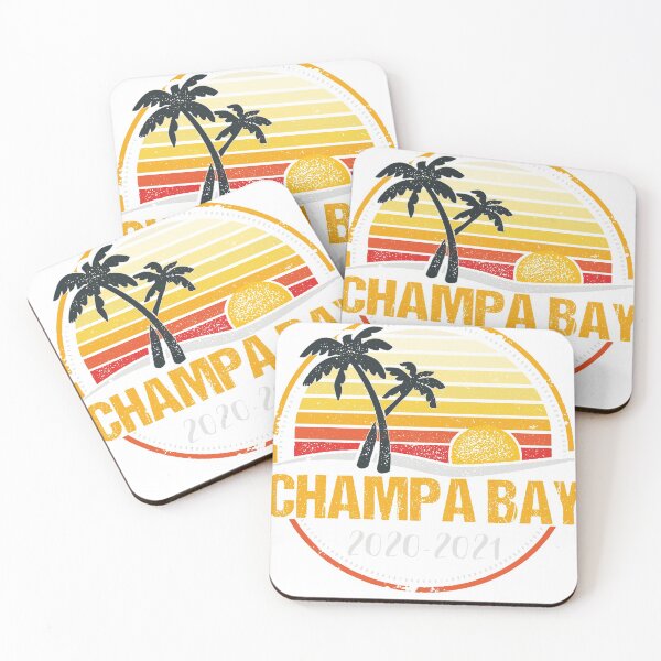 Item preview, Champa Bay 2020-2021 Teams Florida Retro Vintage Sunset Palm designed and sold by Dream-bubble.