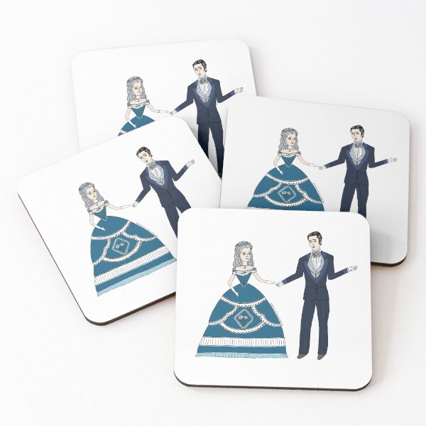 Item preview, Victorian gentleman asking a victorian woman to dance. designed and sold by Sketchbrooke.