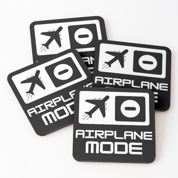 Item preview, airplane mode | white designed and sold by aeroaware.