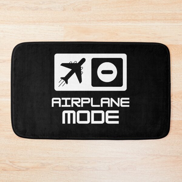 Item preview, airplane mode | white designed and sold by aeroaware.
