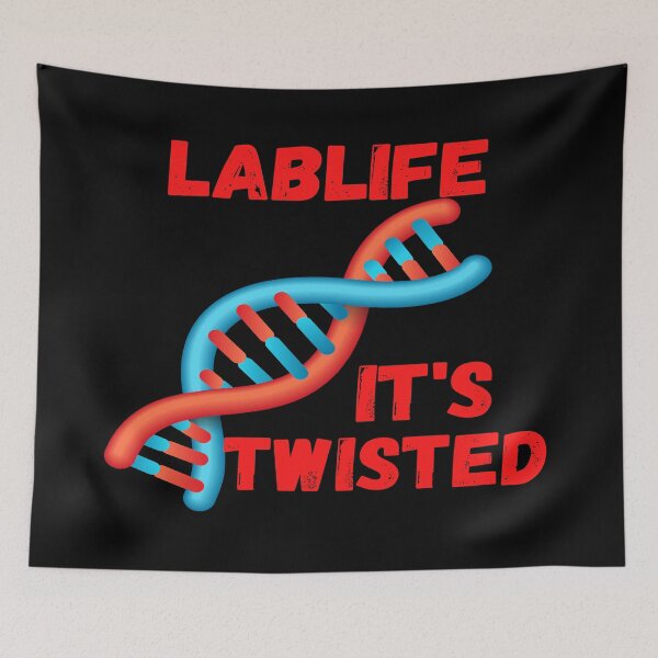 Item preview, LABLIFE ITS TWISTED FUNNY DNA MEDICAL LABORATORY SCIENTIST  designed and sold by Hippiesole.
