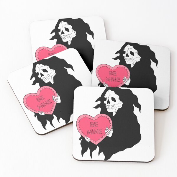 Item preview, Grim reaper be mine valentine designed and sold by whozchey.