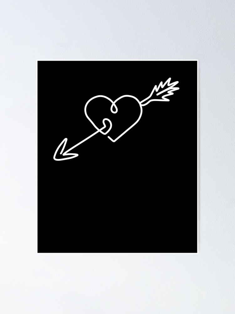 Cupidon Noir Mignon Avec Illustration D'arc Et De Flèche