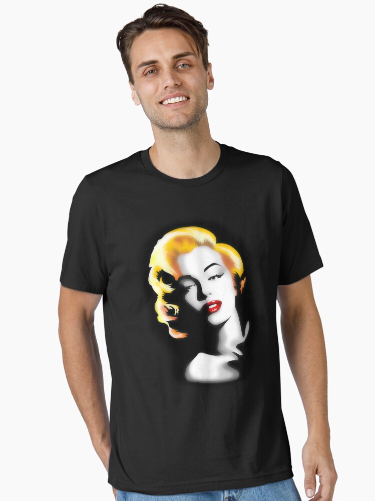 Thumbnail 1 of 7, Essential T-Shirt, Marilyn Golden Hair designed and sold by BluedarkArt.
