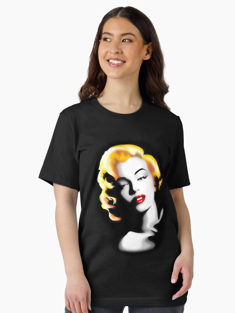 Thumbnail 2 of 7, Essential T-Shirt, Marilyn Golden Hair designed and sold by BluedarkArt.