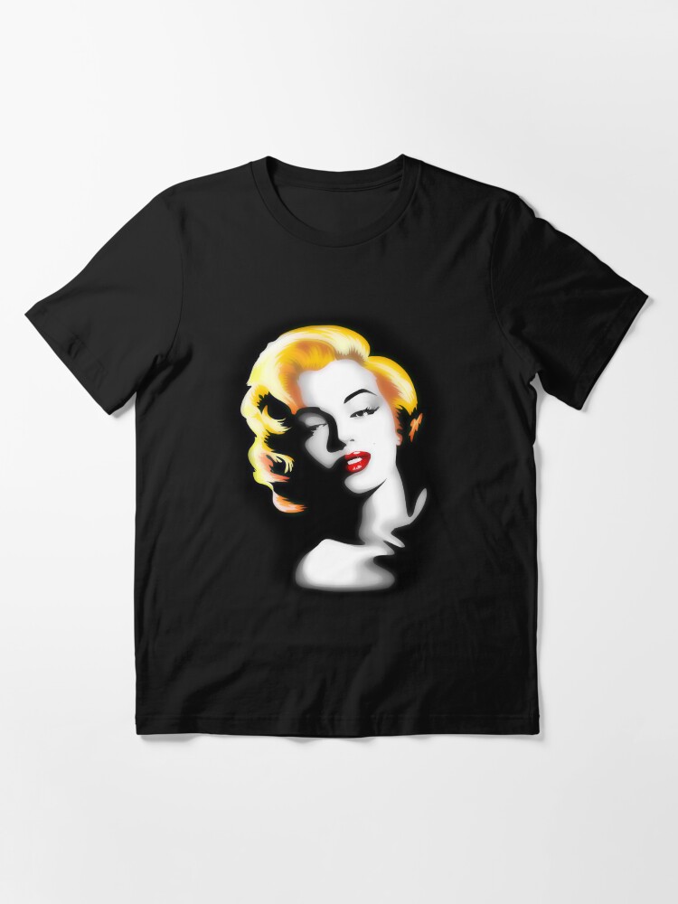 Thumbnail 3 of 7, Essential T-Shirt, Marilyn Golden Hair designed and sold by BluedarkArt.