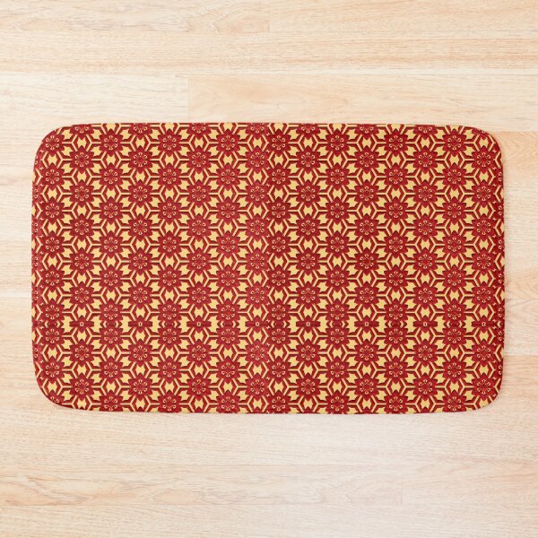 Item preview, Orange and red historical moroccan pattern designed and sold by vector-pro.