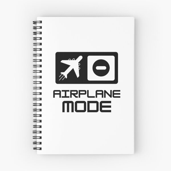 Item preview, airplane mode | black designed and sold by aeroaware.
