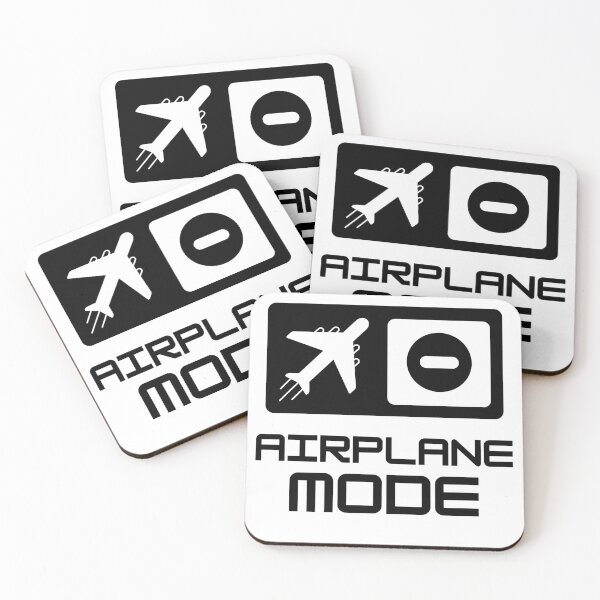 Item preview, airplane mode | black designed and sold by aeroaware.