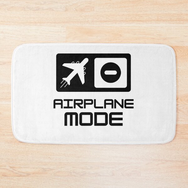 Item preview, airplane mode | black designed and sold by aeroaware.
