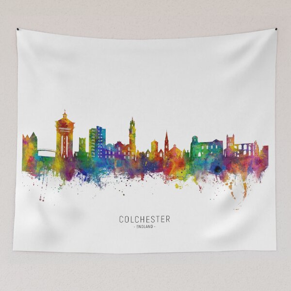 Item preview, Colchester England Skyline designed and sold by ArtPrints.