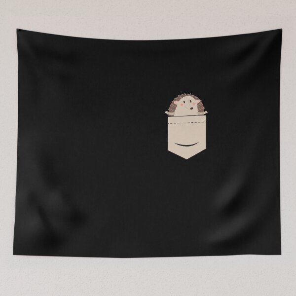 Item preview, Small Pocket Hedgehog Sweet Cute Autumn designed and sold by MooonTees.