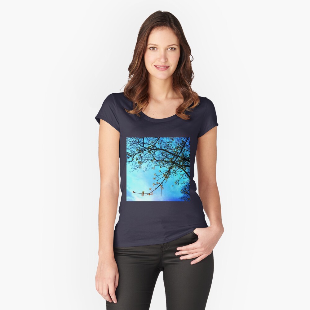 Item preview, Fitted Scoop T-Shirt designed and sold by OneDayArt.