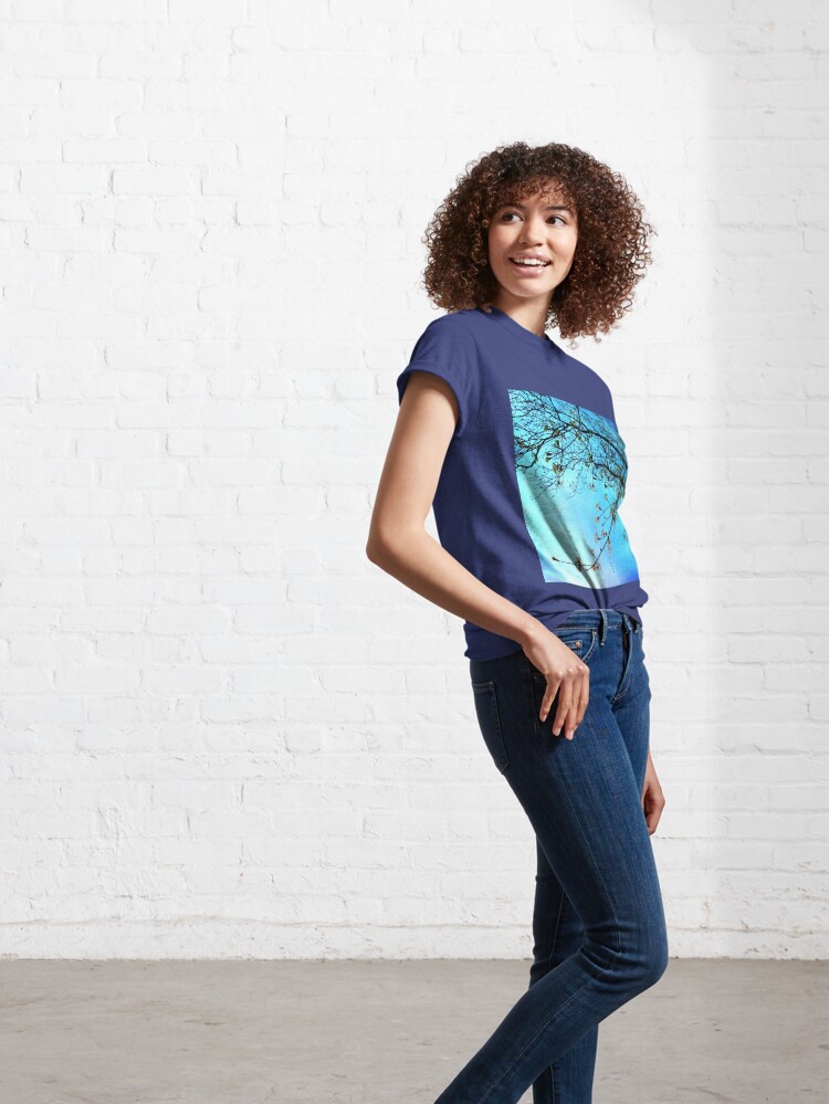 Alternate view of Gift for Nature Lovers - Spring blooms at dusk Classic T-Shirt