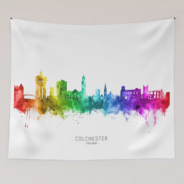 Item preview, Colchester England Skyline designed and sold by ArtPrints.