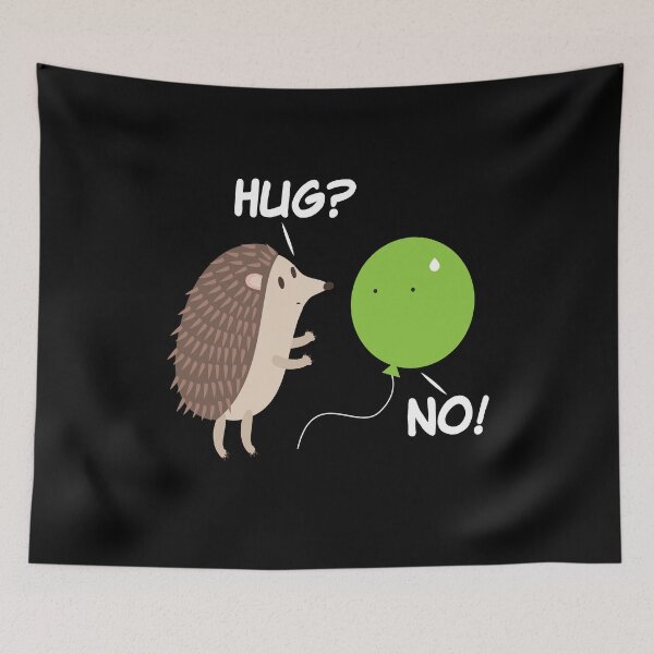 Item preview, Hedgehog Balloon Sweet Cute Autumn designed and sold by MooonTees.