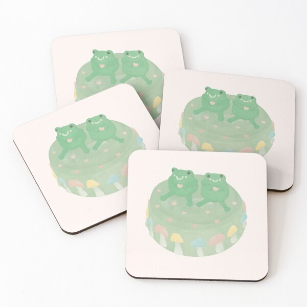 Item preview, Aesthetic Illustrated Frog Cake designed and sold by tophsnumber1fan.