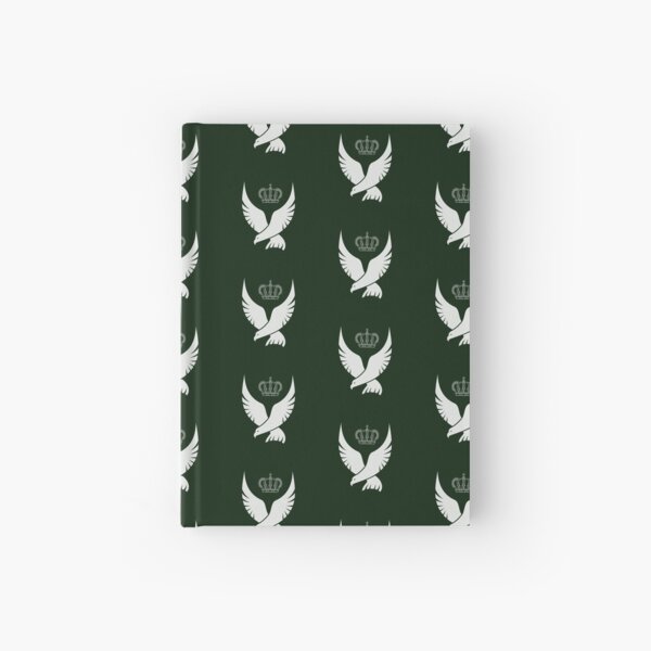 White Falcon and Crown print (Anne Boleyn inspired) Hardcover Journal