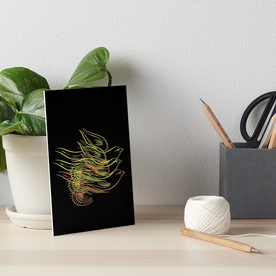 Item preview, Art Board Print designed and sold by Designs-RZ.