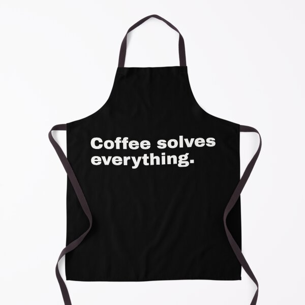 Item preview, Coffee solves everything. Short statement and minimalist design for all coffee lovers designed and sold by Text-N-Typo.